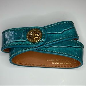 Marc by Marc Jacobs Double Wrap Leather Bracelet